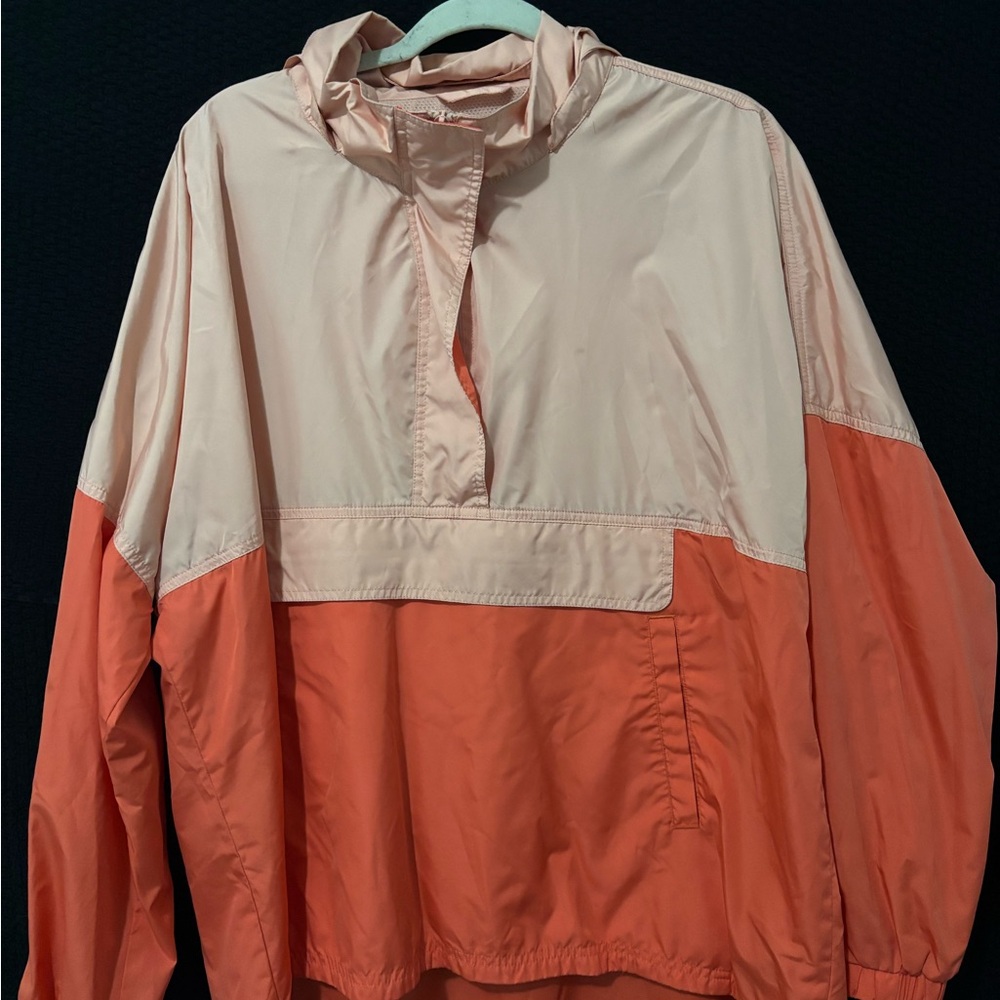 Lauren James Peach and Coral Utility Jacket